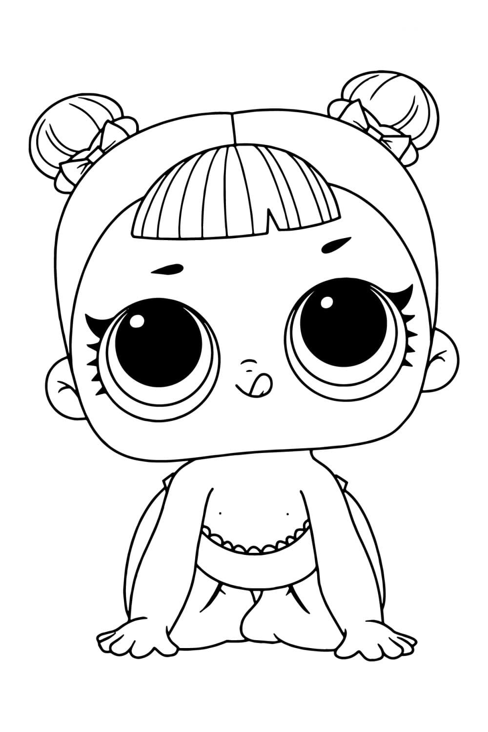 Baby Center LOL Baby coloring page Download Print or Color