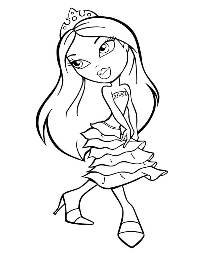 Bratz Cloe coloring page - Download, Print or Color Online for Free