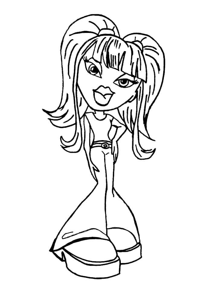 Bratz for Girls coloring page