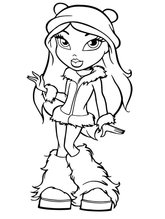 Bratz Yasmin coloring page - Download, Print or Color Online for Free