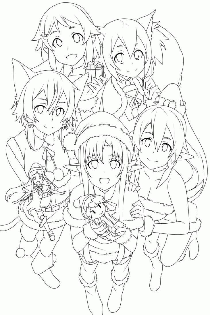 Anime Horimiya coloring page - Download, Print or Color Online for Free