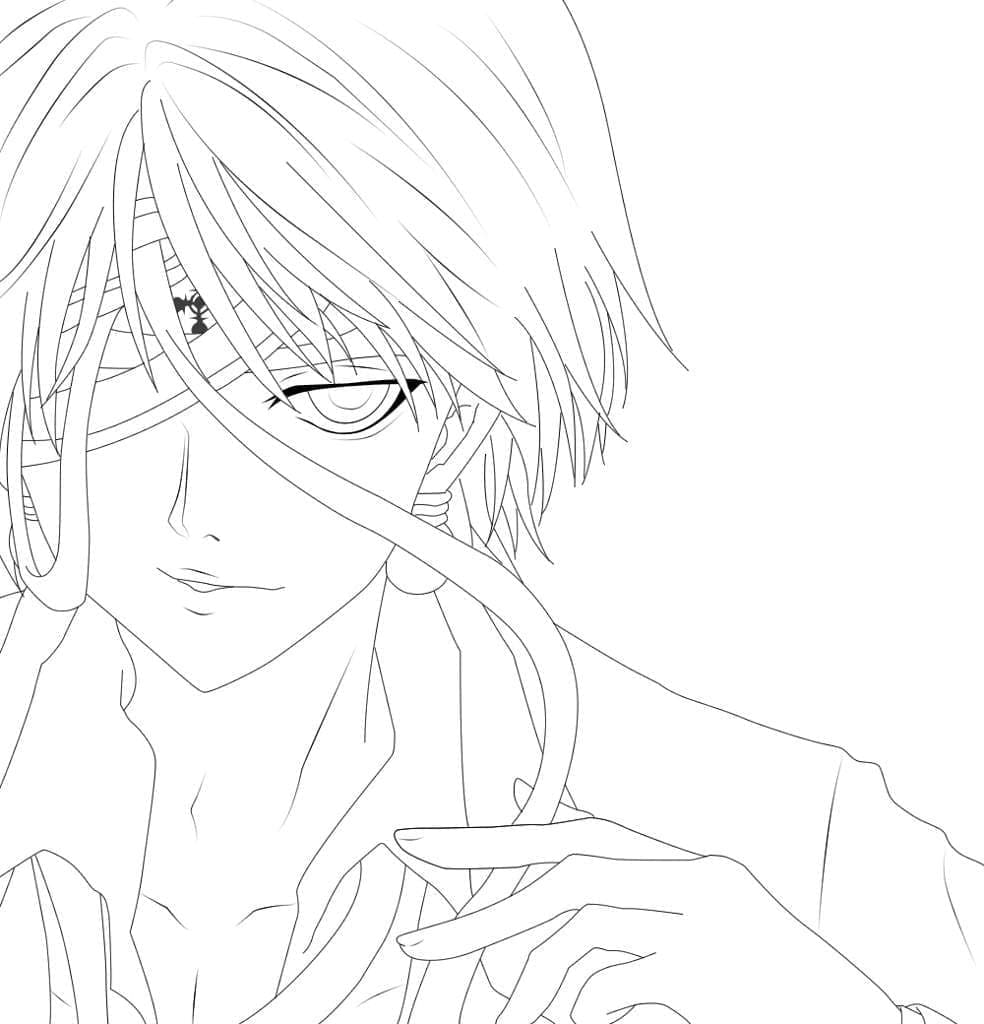 Vampire Knight Anime Coloring Pages