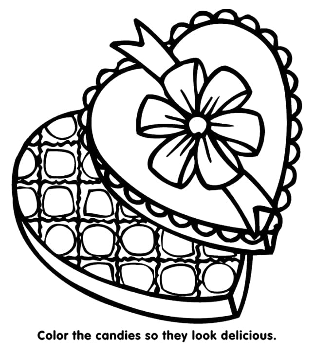 Crayola Chocolate coloring page