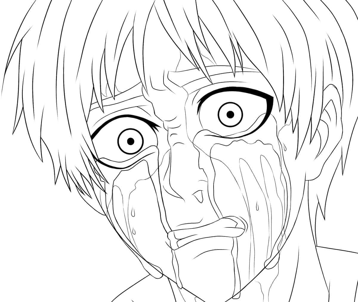 Crying Eren Yeager