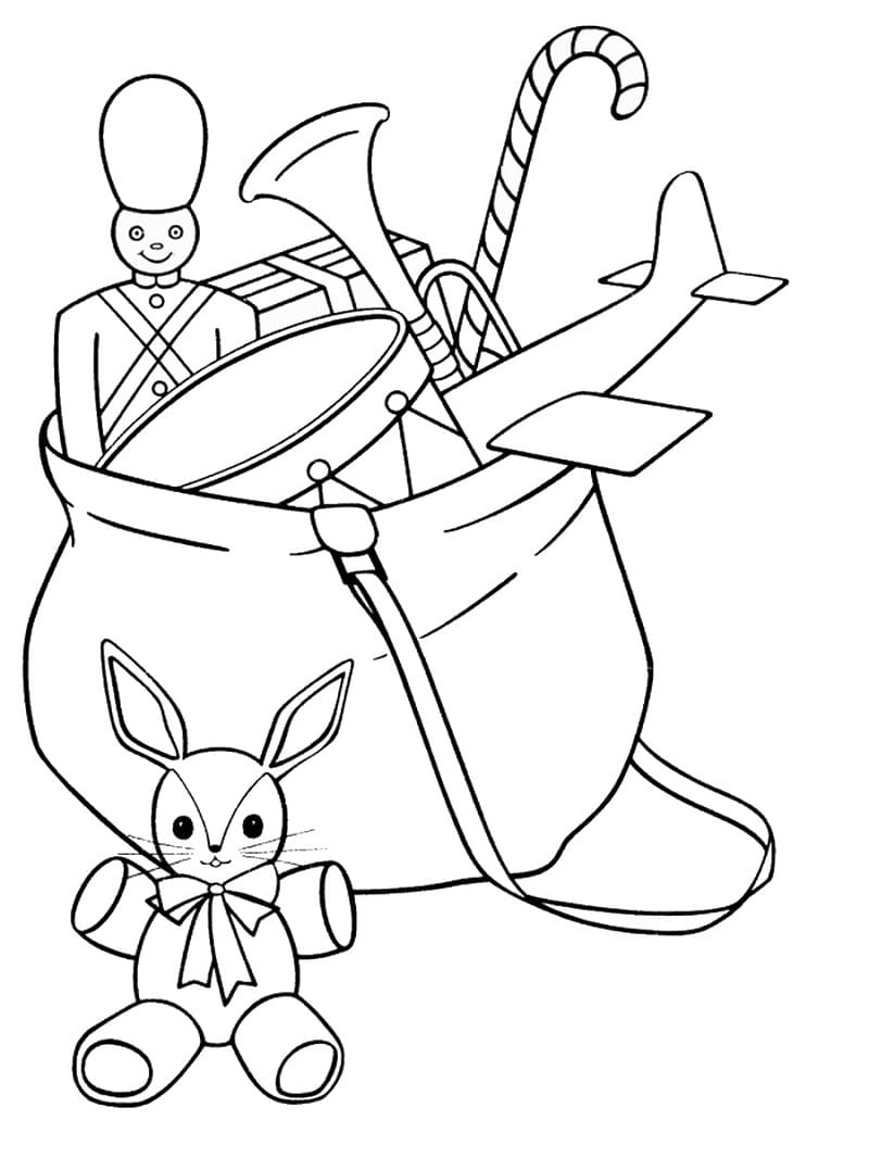 Cute Toys coloring page