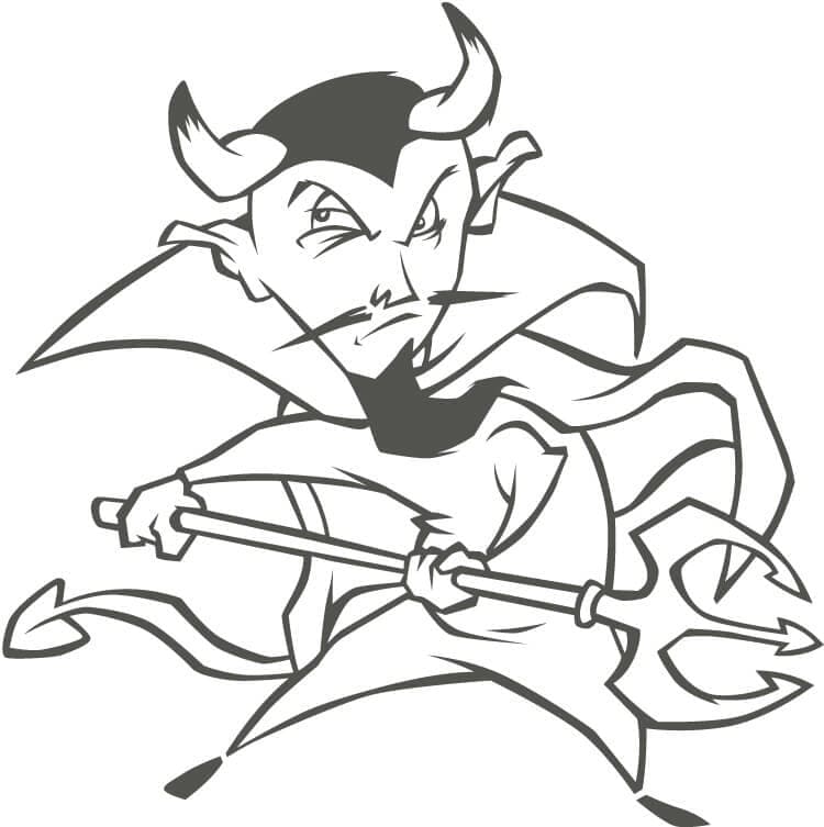 Devil Image coloring page