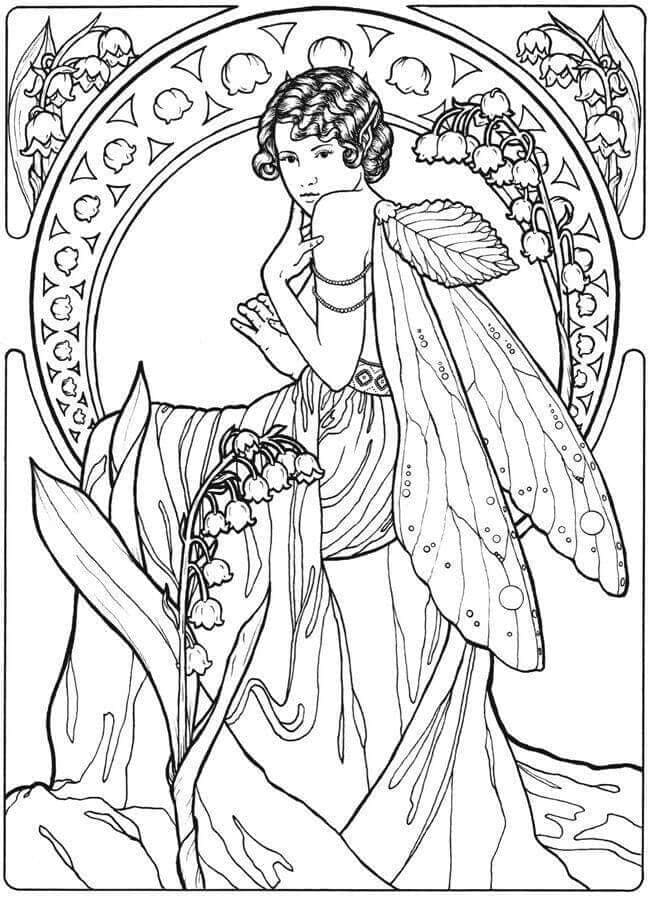 Lily of the Valley coloring pages - ColoringLib