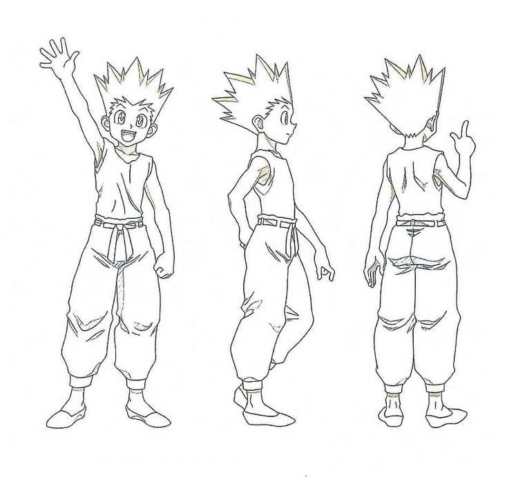 Free Drawing of Gon Freecss