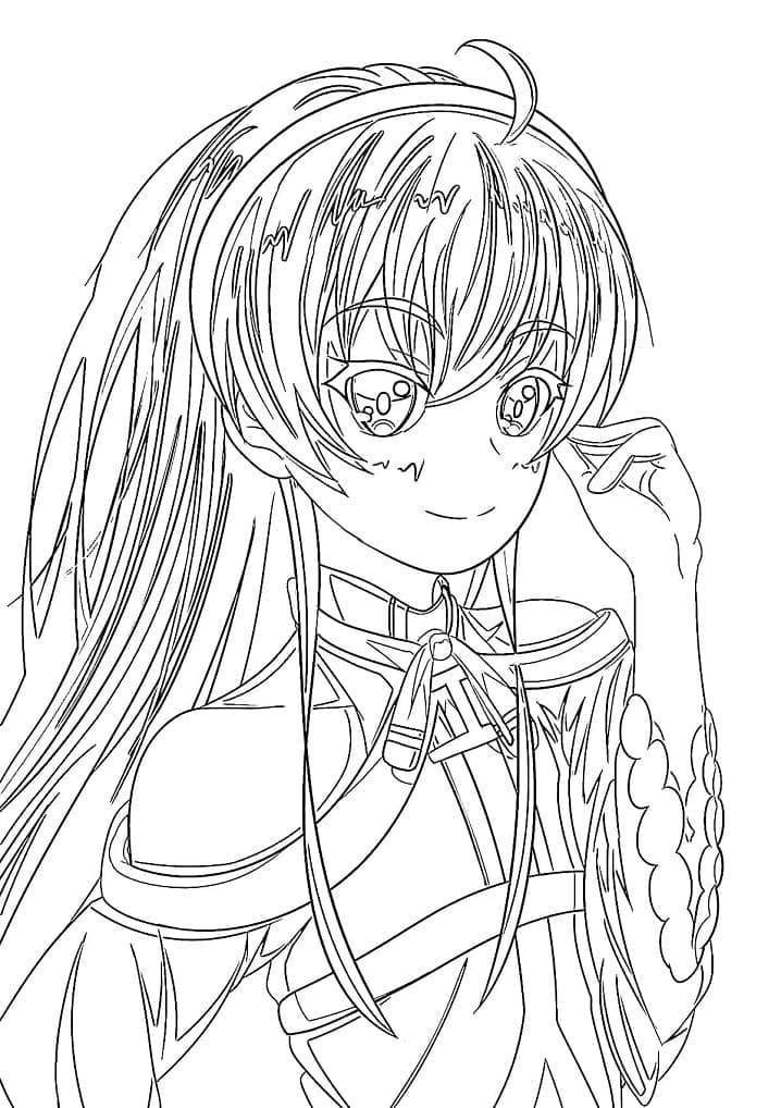 Free Mushoku Tensei coloring page