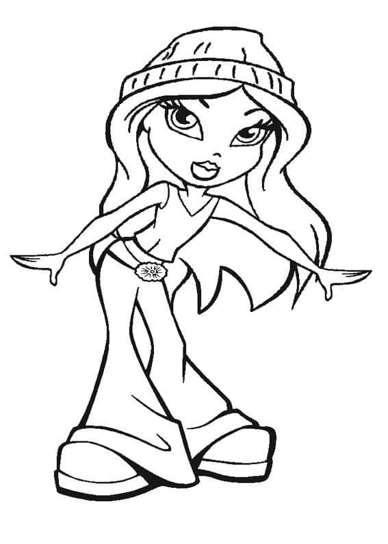 Free Printable Bratz coloring page - Download, Print or Color Online ...