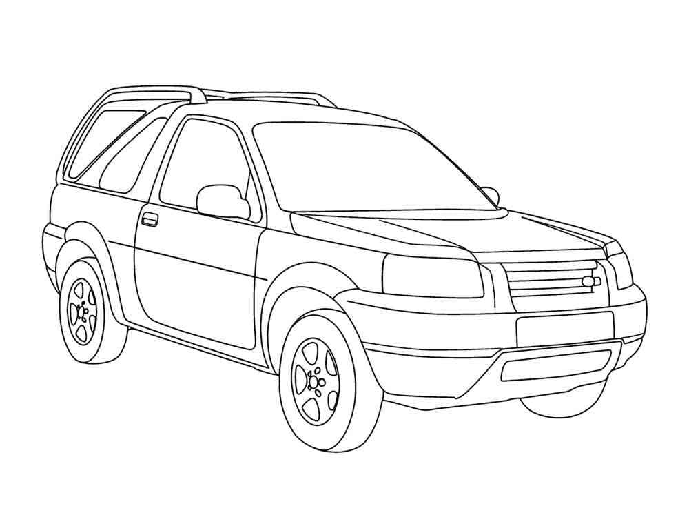 Land Rover coloring pages - ColoringLib