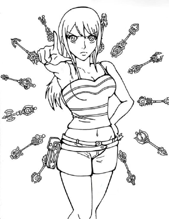 Free Printable Lucy Heartfilia