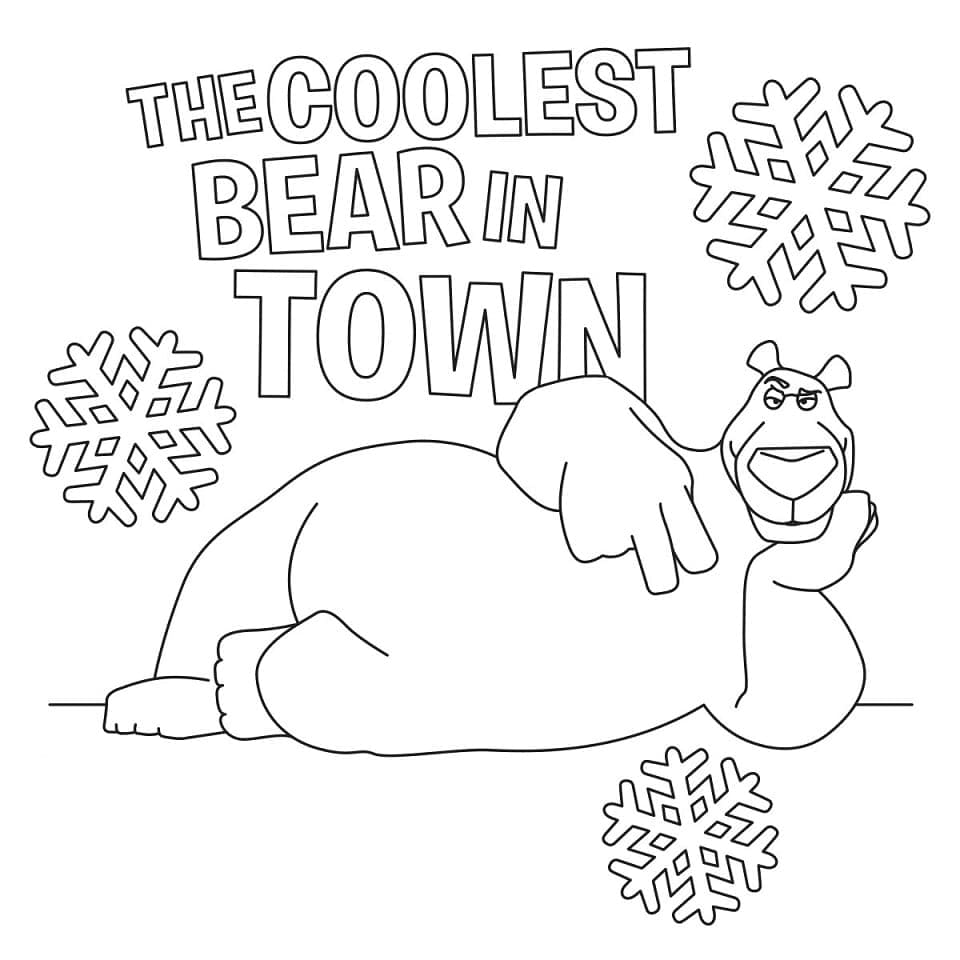 Free Printable Norm of the North coloring page