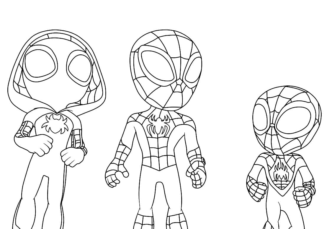 Free Spidey and His Amazing Friends coloring page - Download, Print or ...
