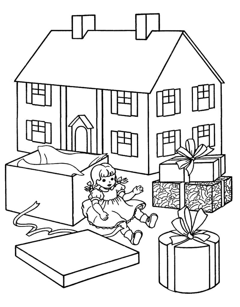 Girls Toys coloring page