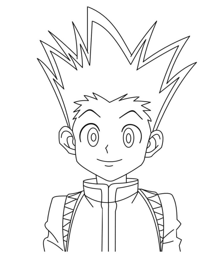 Gon Freecss Hunter x Hunter coloring page - Download, Print or Color