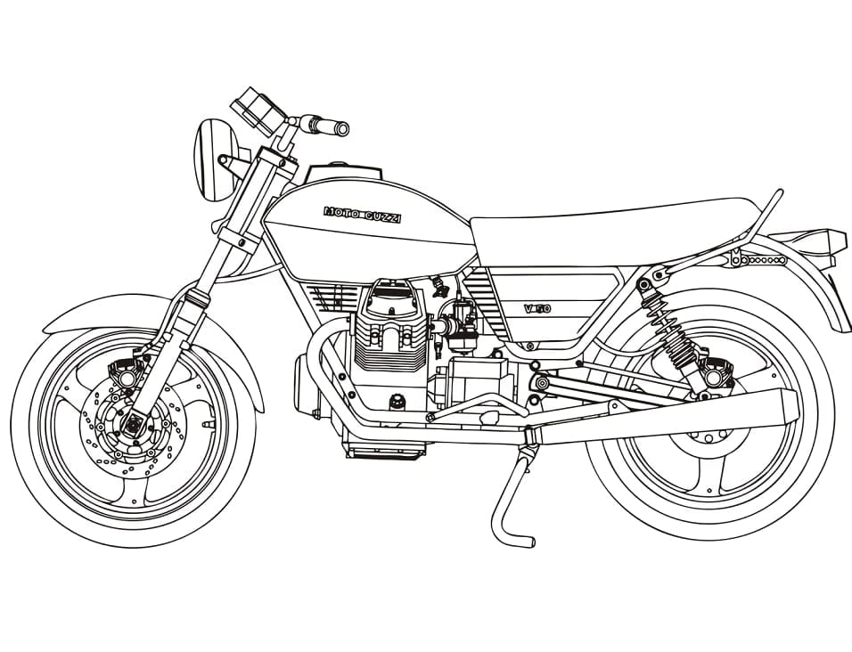 Guzzi V50 Motorbike