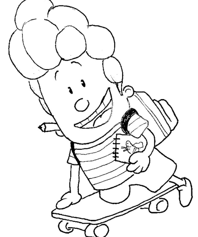 Harold Hutchins coloring page