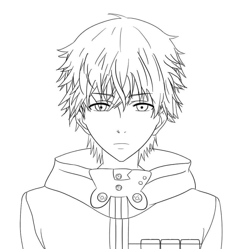 Hideyoshi Nagachika coloring page