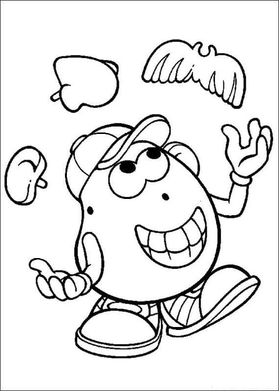 Hilarious Mr Potato Head Coloring Page Download Print Or Color Online For Free 