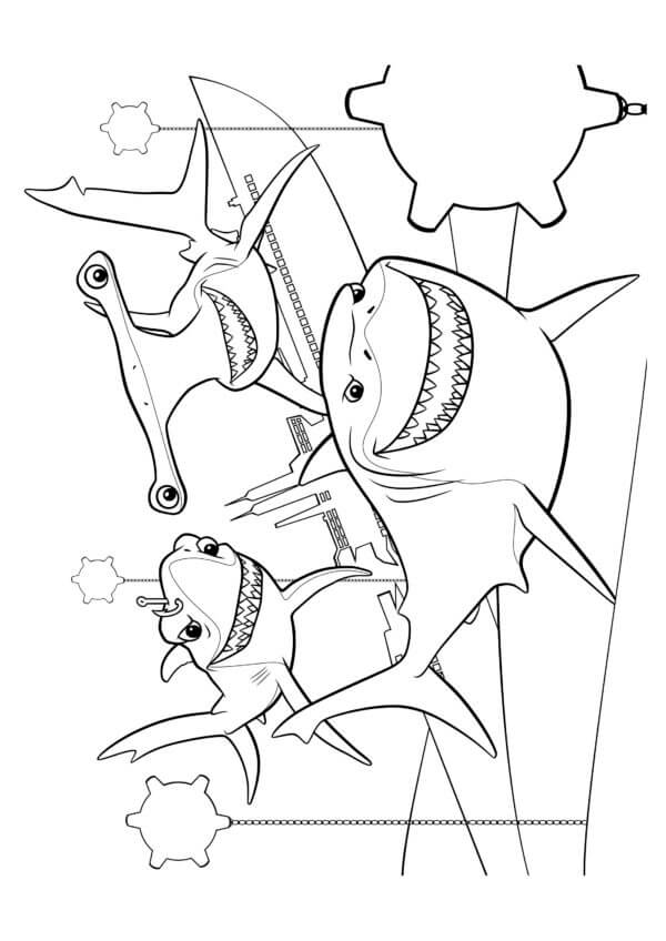 Hillock, Anchor And Chavk coloring page