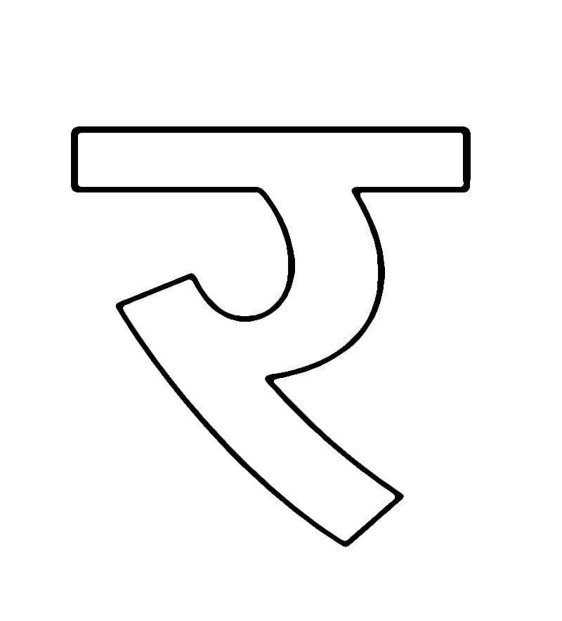 Hindi Alphabet Consonants र