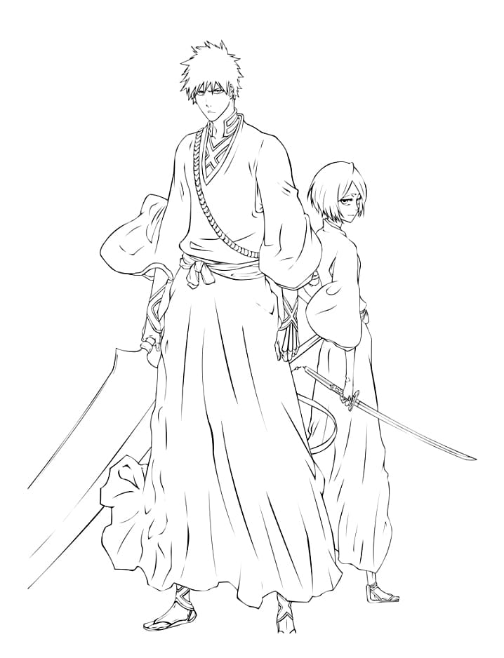 Ichigo and Rukia from Bleach