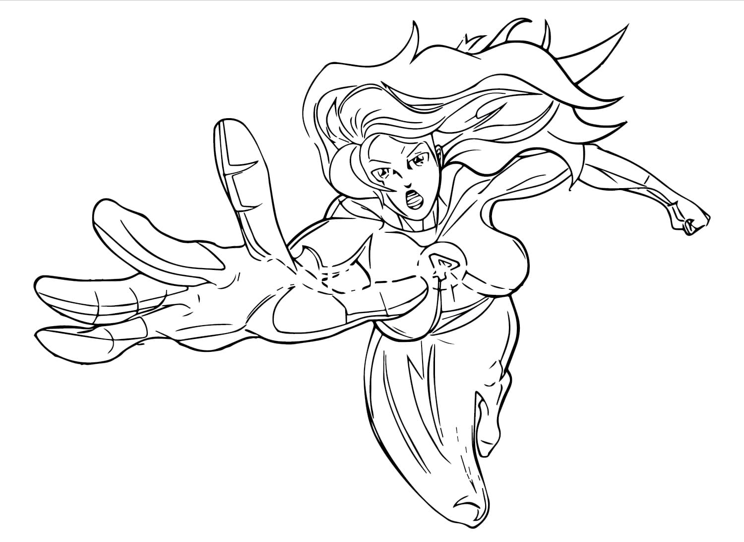 rogue coloring pages