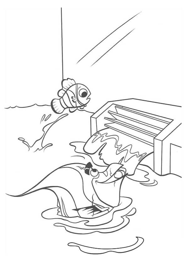 finding nemo coloring page