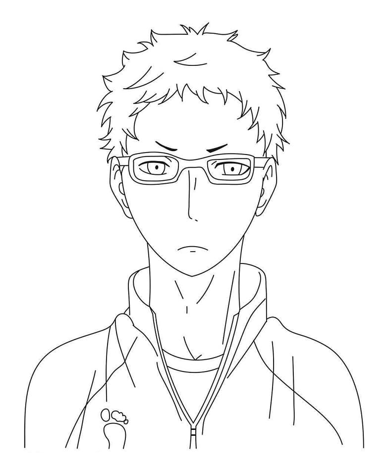 Kei Tsukishima from Haikyuu