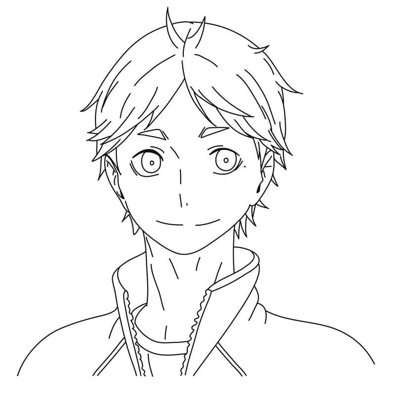 Koshi Sugawara from Haikyuu