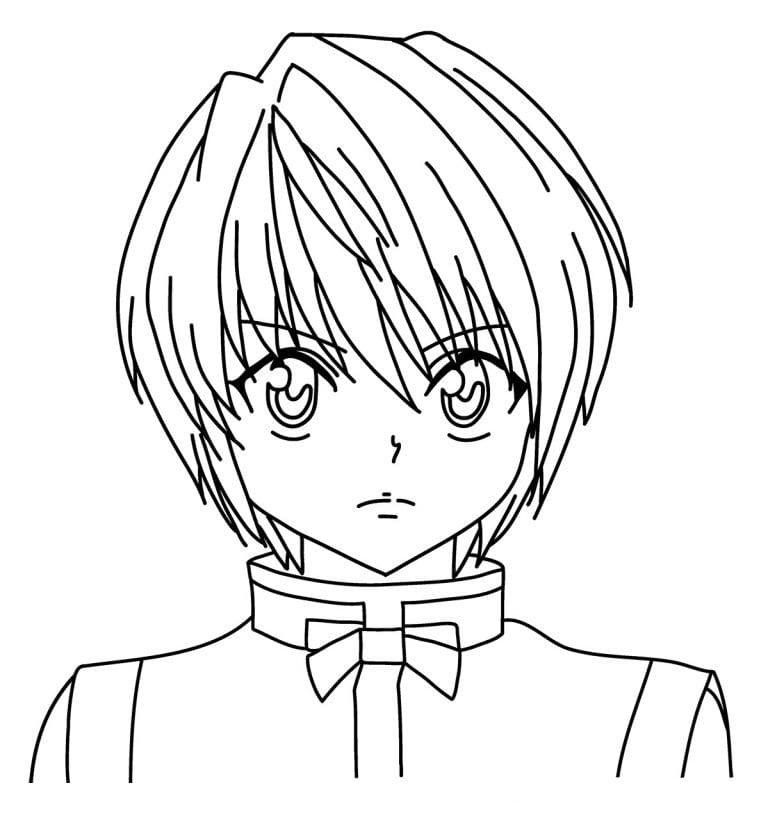 Kurapika from Hunter x Hunter coloring page - Download, Print or Color