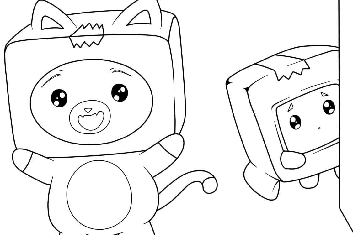 LankyBox For Children coloring page