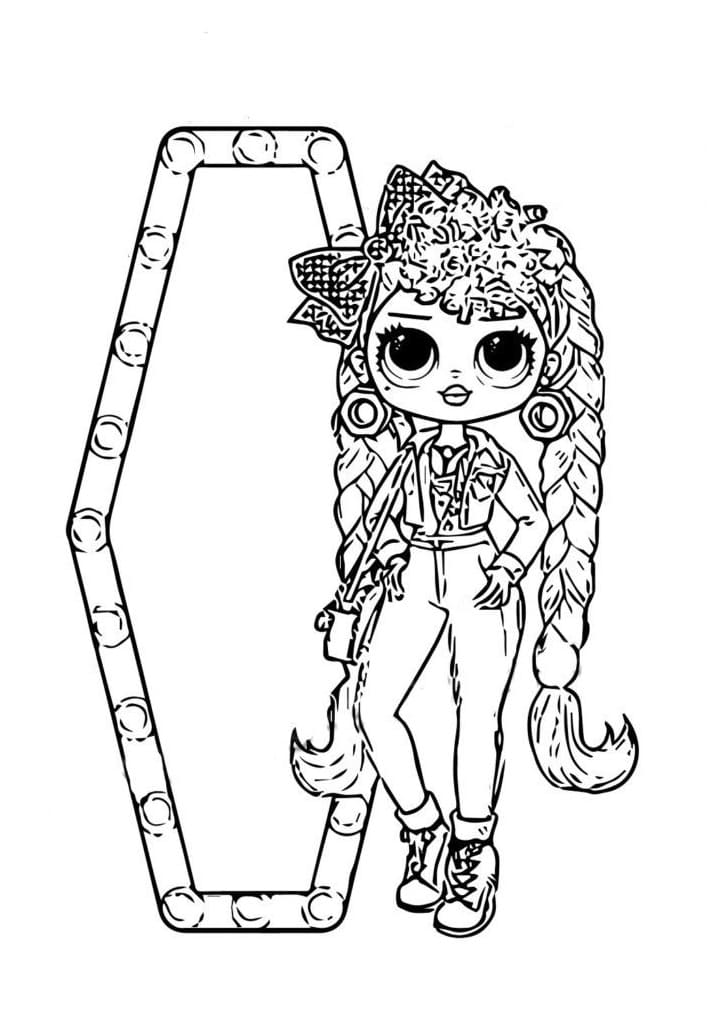 LOL OMG Bury BB coloring page