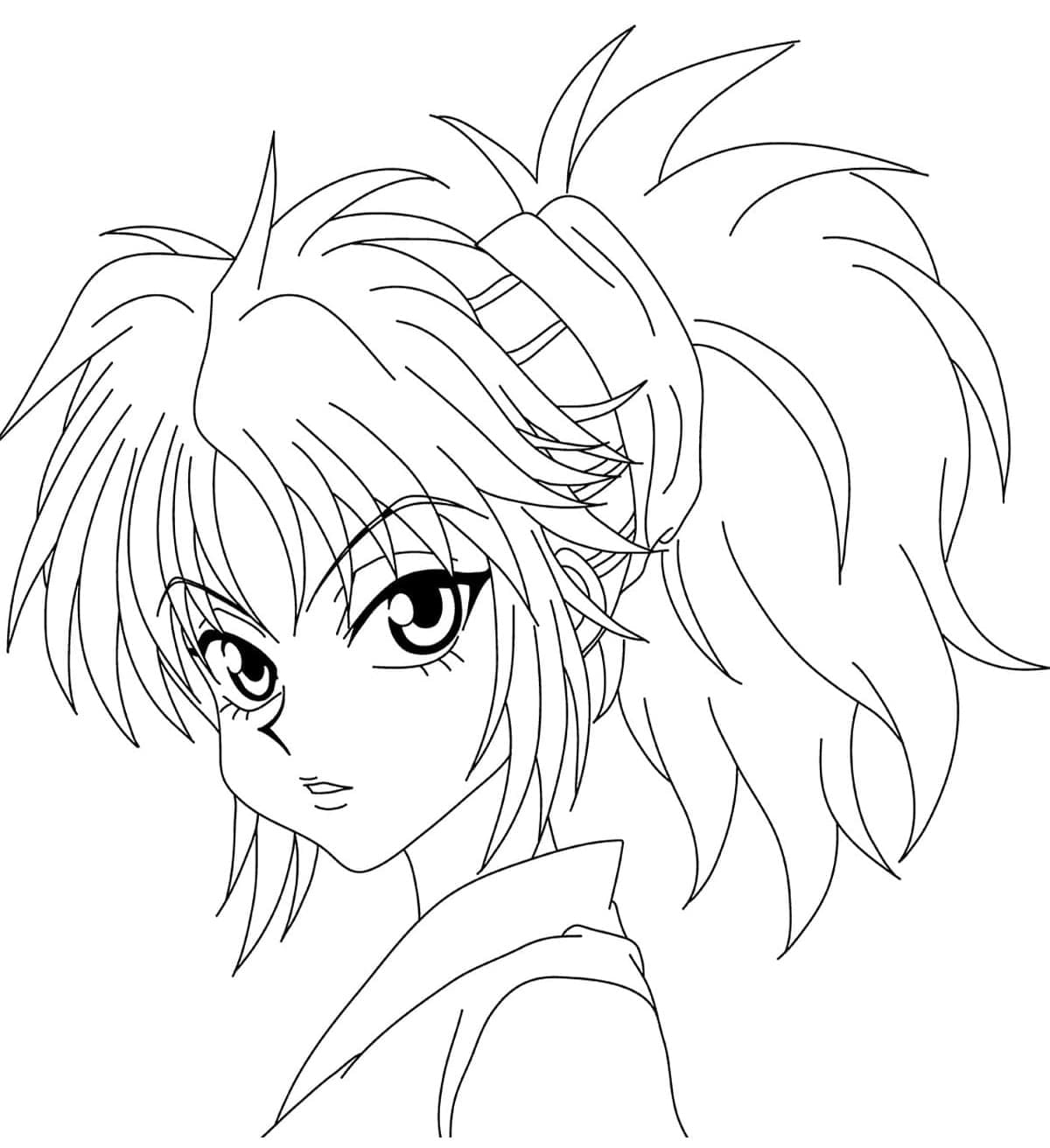 Machi Komacine from Hunter x Hunter coloring page - Download, Print or ...