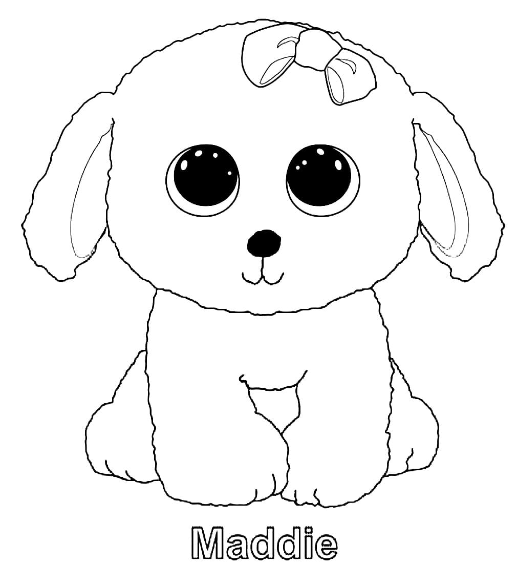Maddie Dog Beanie Boo coloring page - Download, Print or Color Online ...
