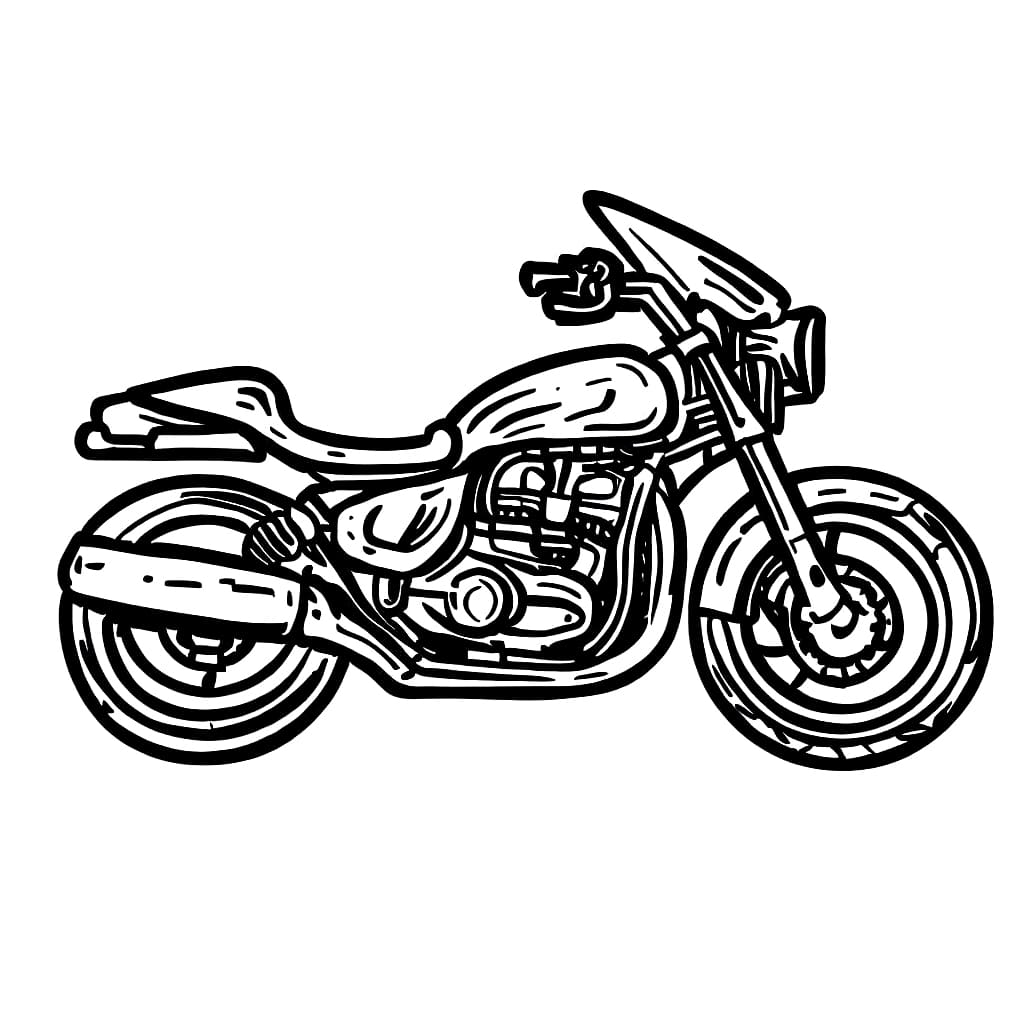 Motorbike Image Coloring Page Download Print Or Color Online For Free