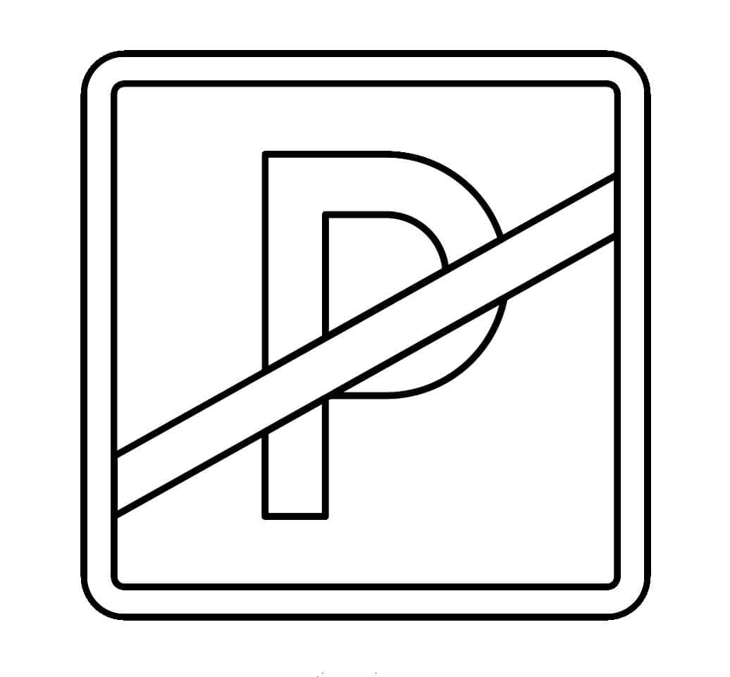 Loading Zone No Parking Sign Vector PNG vector in SVG, PDF, AI, CDR format