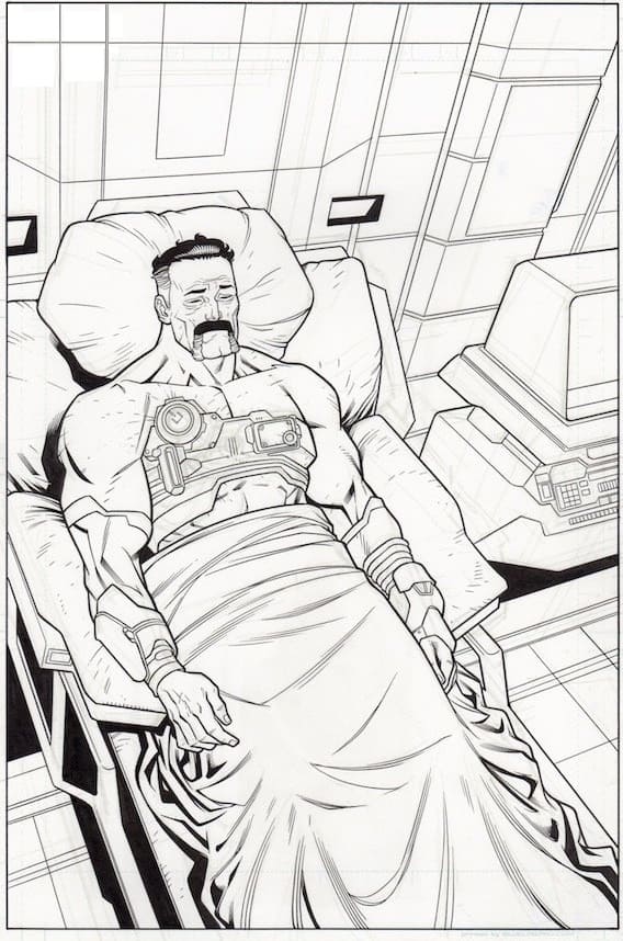 Omni-man from Invincible coloring page