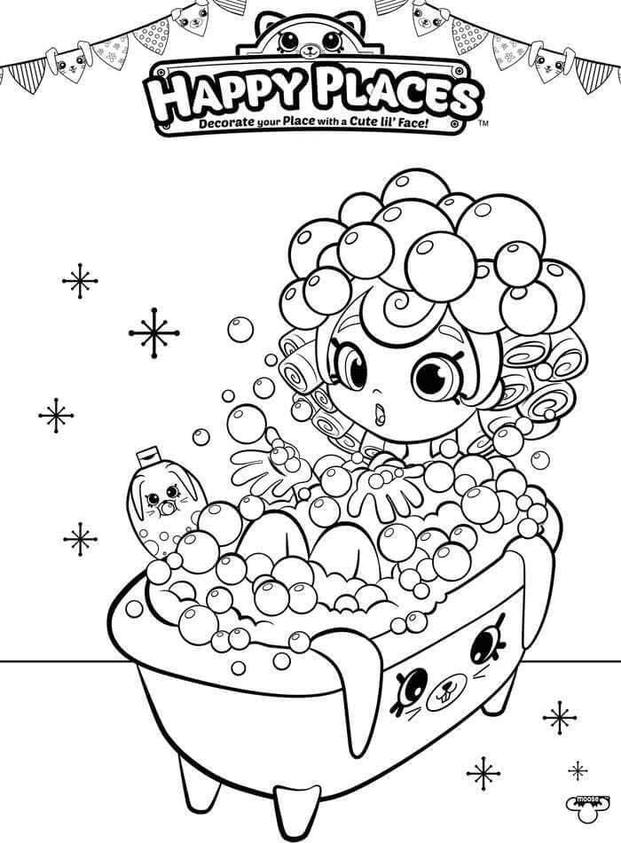 Pretty Bubbleisha coloring page