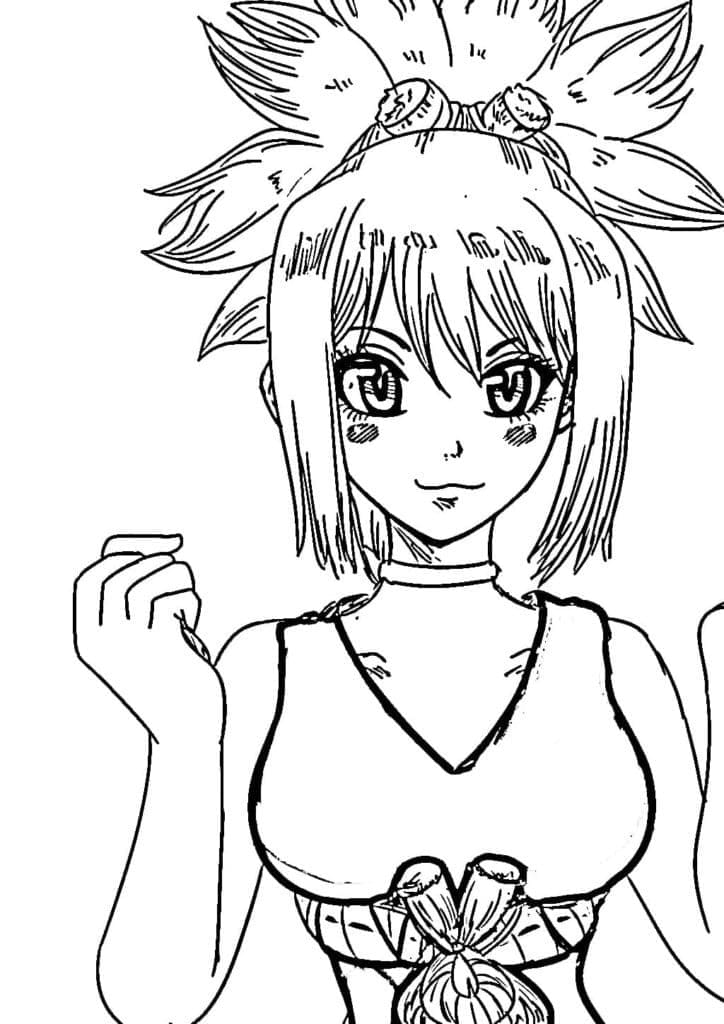 Pretty Kohaku coloring page