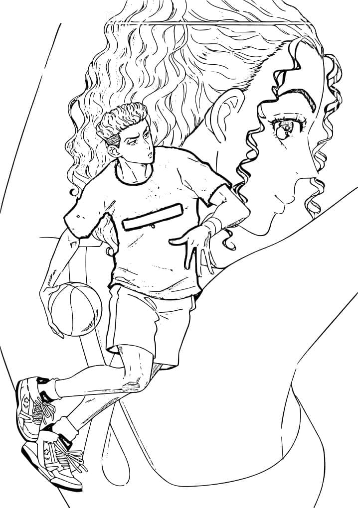 Print Slam Dunk coloring page