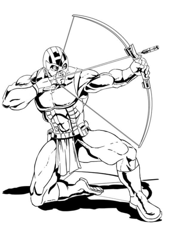 Printable Hawkeye coloring page - Download, Print or Color Online for Free