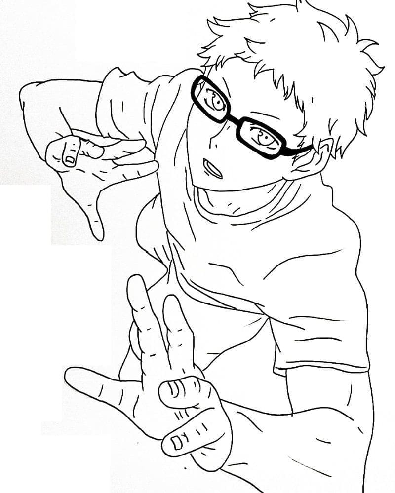 Printable Kei Tsukishima