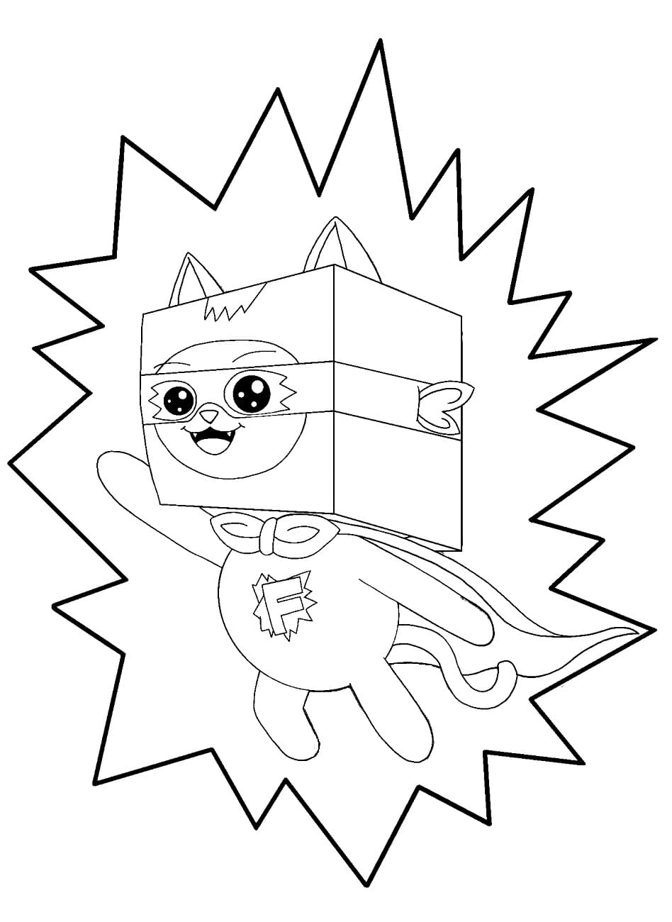 16+ Unikitty Coloring Page