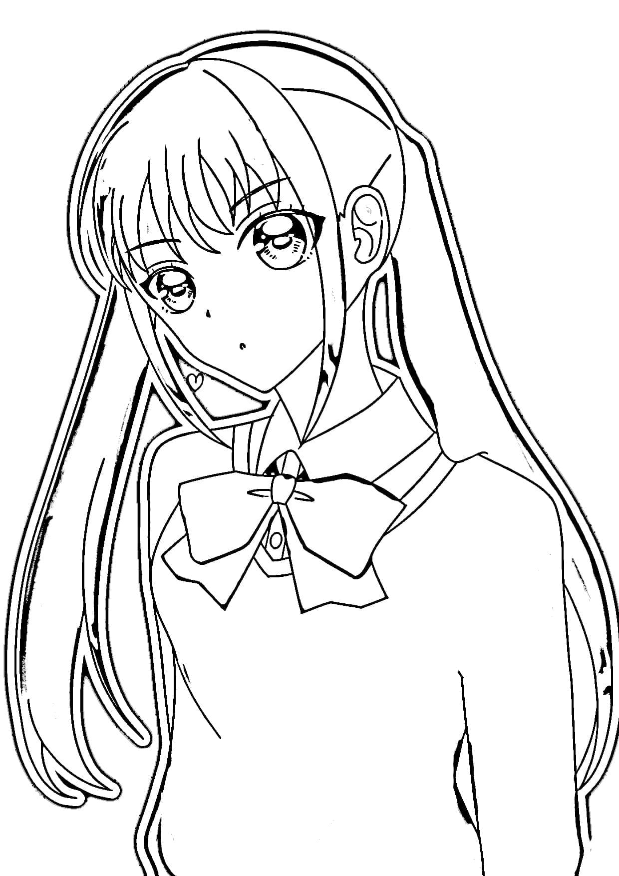 Remi Ayasaki from Horimiya coloring page