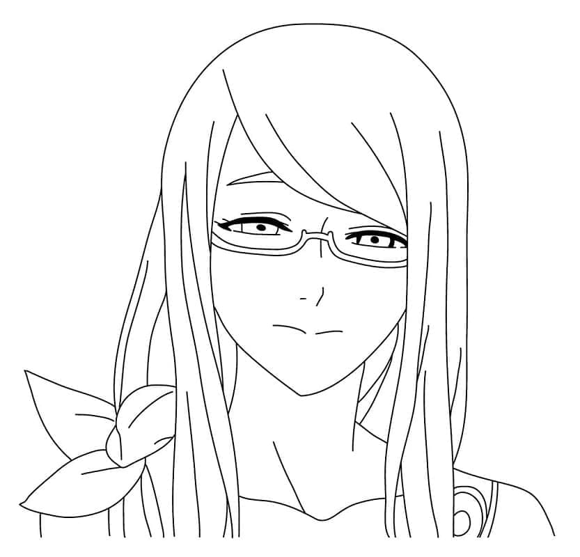 Rize Kamishiro coloring page