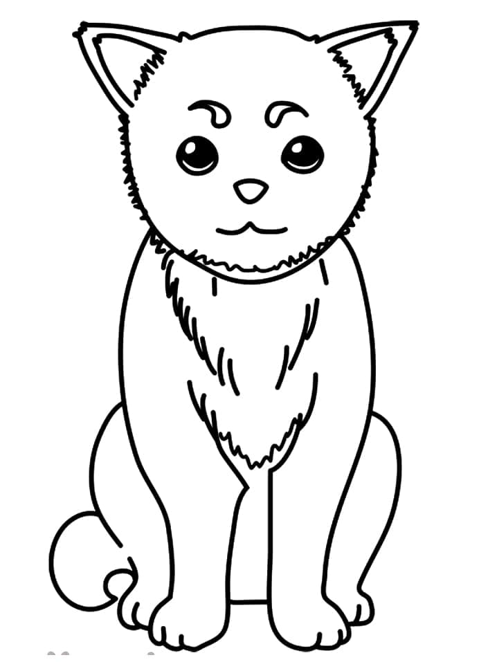 Sadaharu from Gintama coloring page