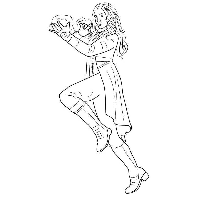 Scarlet Witch Image coloring page