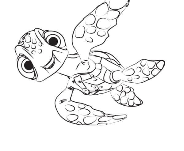 Sea Turtle Prysk coloring page